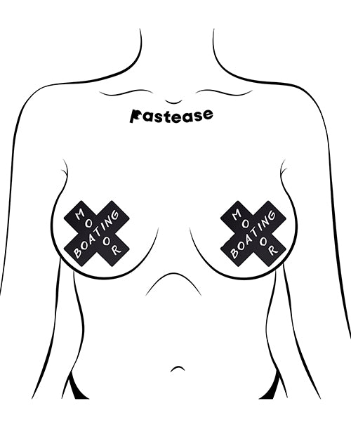 Pastease Motor Boating Plus X - Black/White O/S