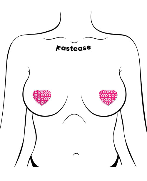 Pastease Petites XO Hearts - Pink O/S