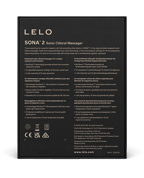 LELO Sona 2 - Cerise