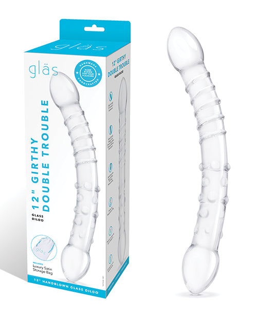 Glas 12&quot; Double Trouble Dildo