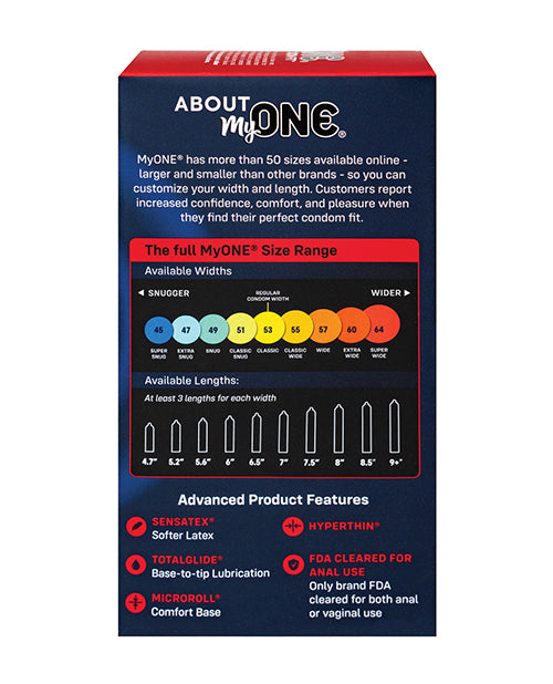 My One Super Wide &amp; Long Condoms - Pack of 10