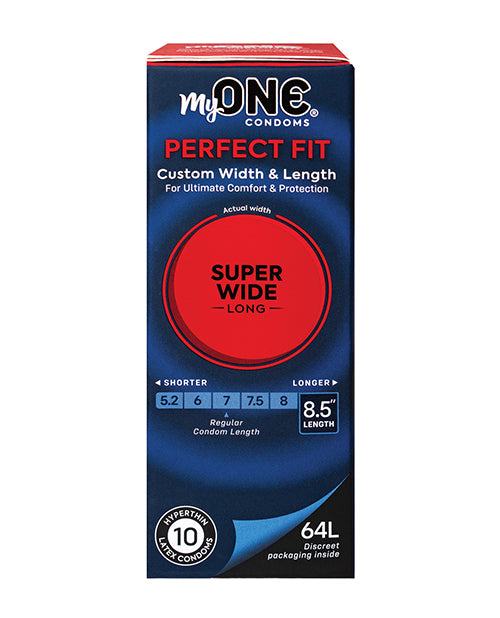 My One Super Wide &amp; Long Condoms - Pack of 10