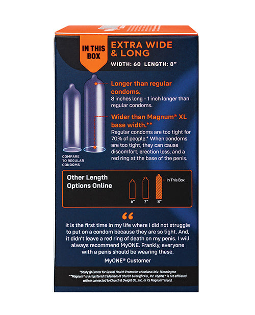 My One Extra Wide &amp; Long Condoms - Pack of 10