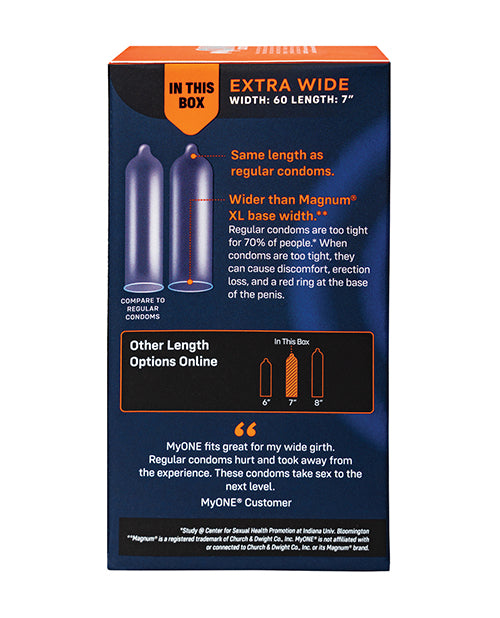 My One Extra Wide Condoms - Pack of 10