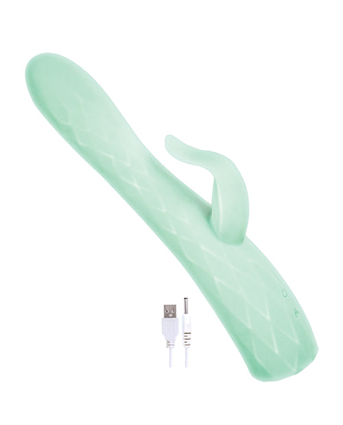 Goddess Heat-up &amp; Rotating Vibrator - Aqua