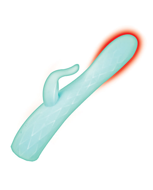 Goddess Heat-up &amp; Rotating Vibrator - Aqua