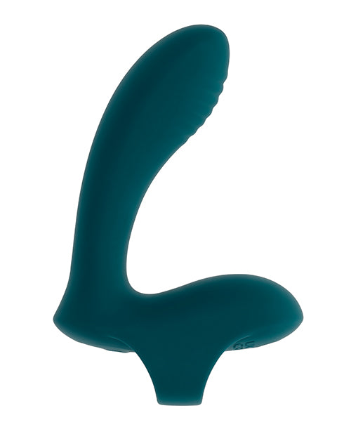 Playboy Pleasure Wrapped Around My Finger Multi Play Vibrator - Dark Teal