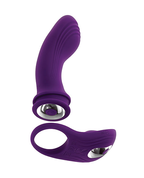 Playboy Pleasure Mix &amp; Match Dual Vibrator - Purple