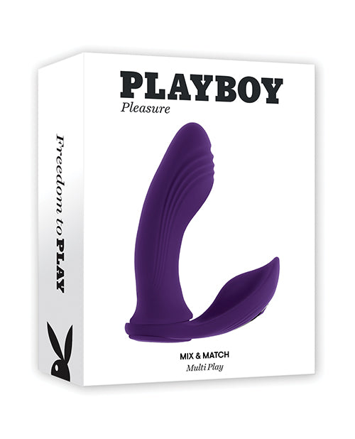 Playboy Pleasure Mix &amp; Match Dual Vibrator - Purple