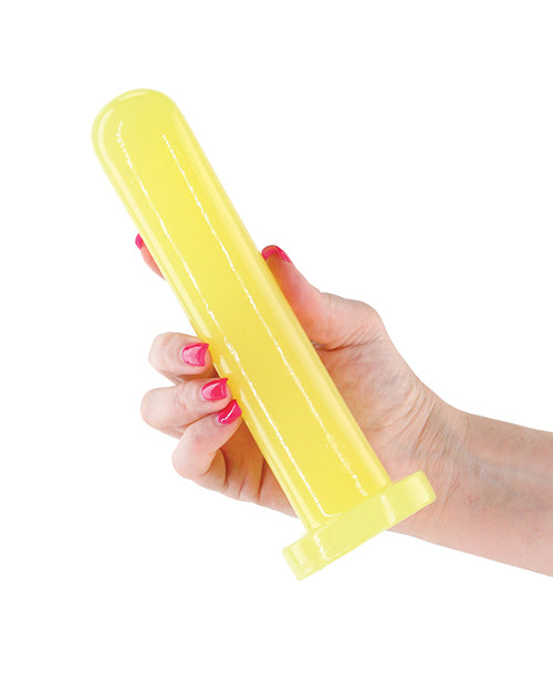 Firefly Thrill Glow in the Dark Dildo - Large - Yellow