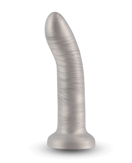 Royals 7&quot; Charlie Curved Dildo - Metallic Champagne