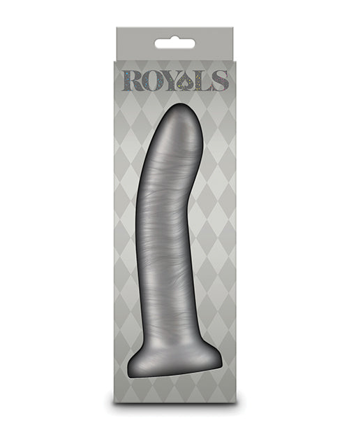 Royals 7&quot; Charlie Curved Dildo - Metallic Champagne