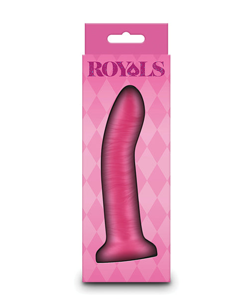 Royals 5&quot; Charlie Curved Dildo - Metallic Pink