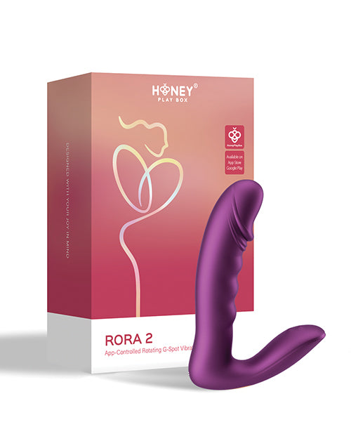 RORA 2 Pressure Sensing App-Controlled Rotating G-Spot Vibrator &amp; Clitoral Stimulator