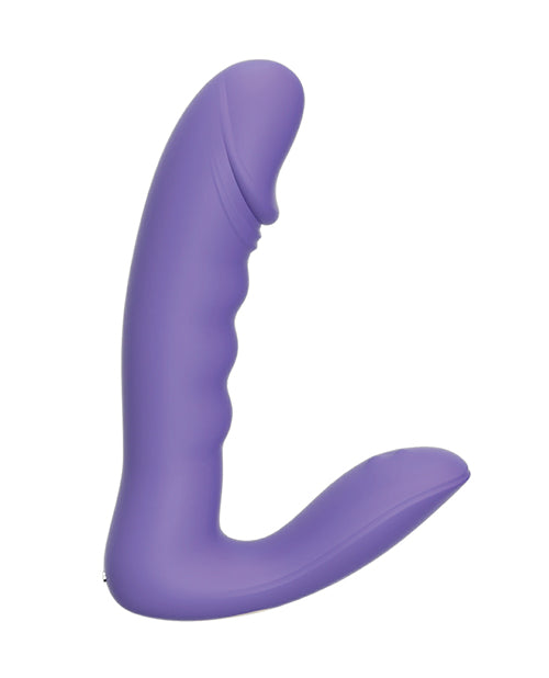 RORA App-Controlled Rotating G-Spot Vibrator &amp; Clitoral Stimulator - Purple