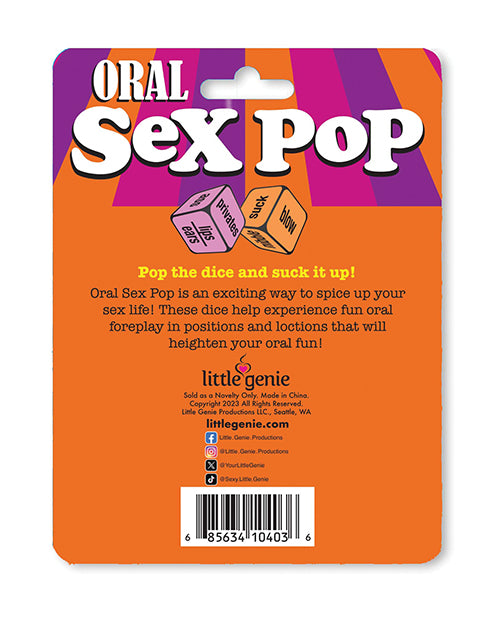 Oral Sex Pop Dice Couples Game - Seductions Secret