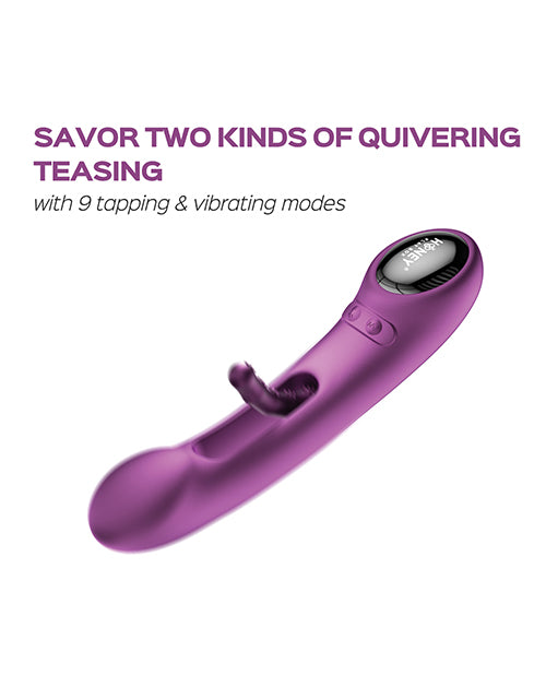 Tempo Pressure Sensing App-Controlled Flapping Vibrator - Purple