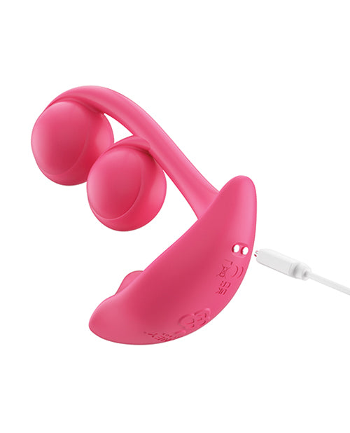 Melody Twin Balls Clit &amp; G-Spot Vibrator - Pink