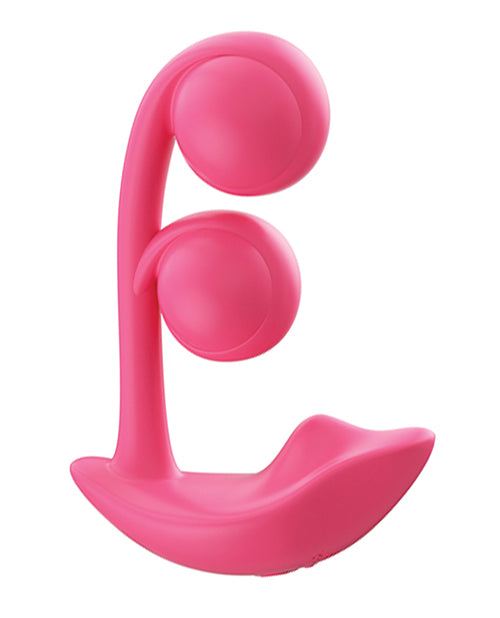 Melody Twin Balls Clit &amp; G-Spot Vibrator - Pink