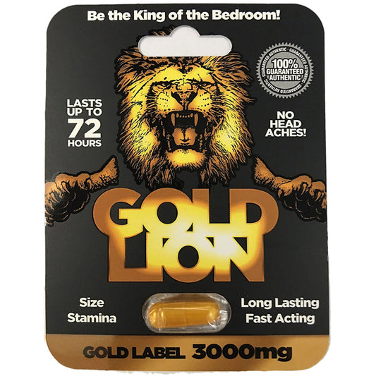 Gold Lion Male Enhancement Pill 1ct