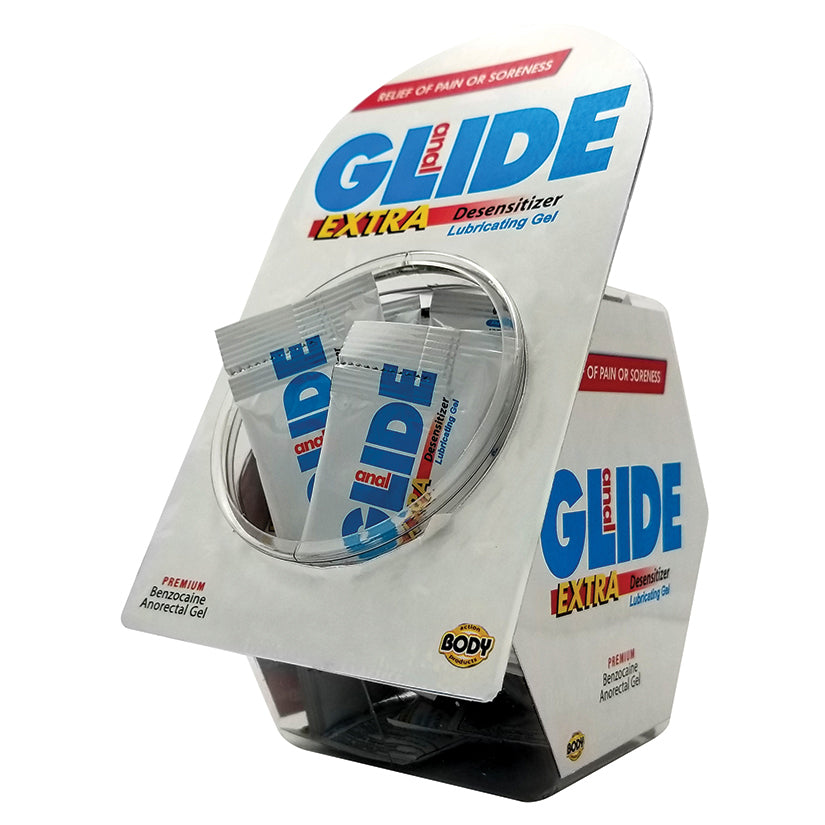 Anal Glide Extra Sample Packet - Box of 50