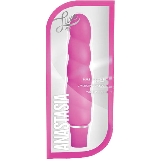 Blush Luxe Anastasia Silicone Vibrator - Pink