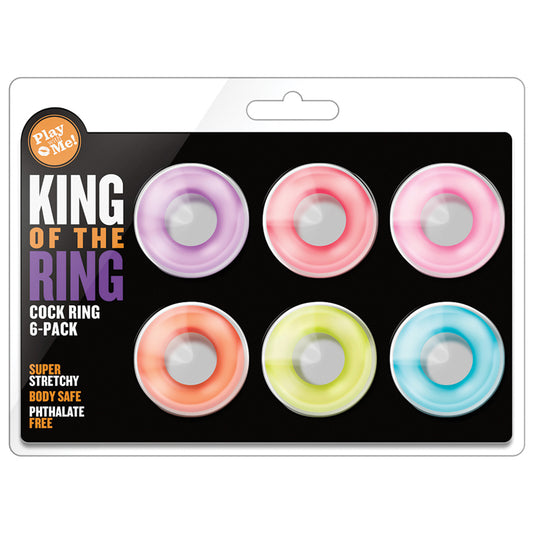 Blush Play With Me King of the Ring - Asst. Colors Set of 6