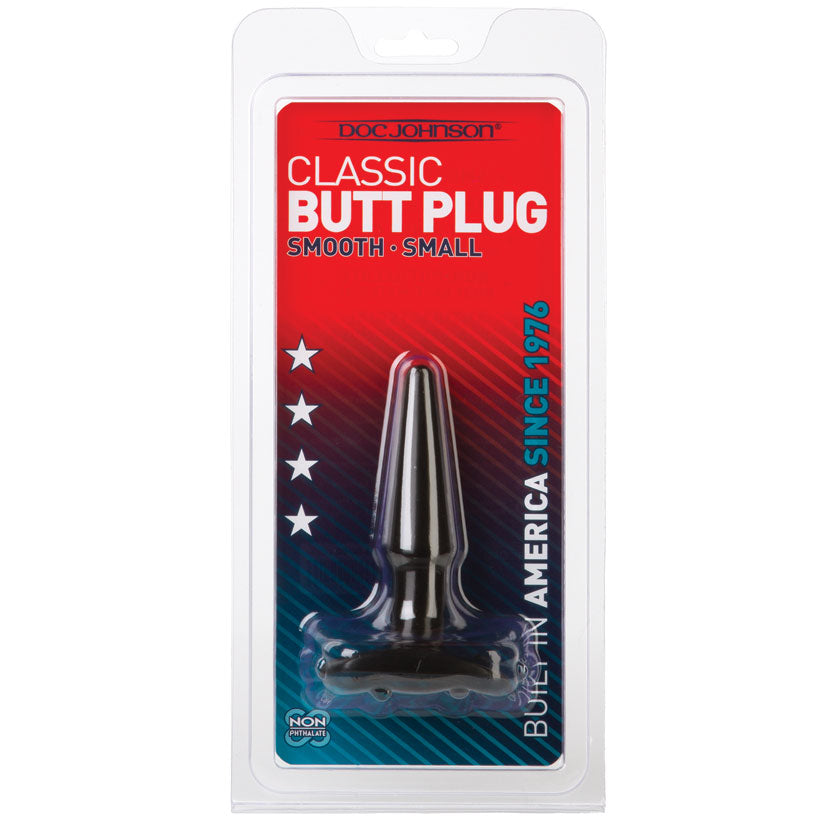 Classic Butt Plug - Small Black