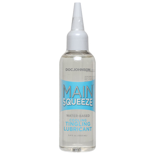 Main Squeeze Cooling/Tingling Water-Based Lubricant - 3.4 oz