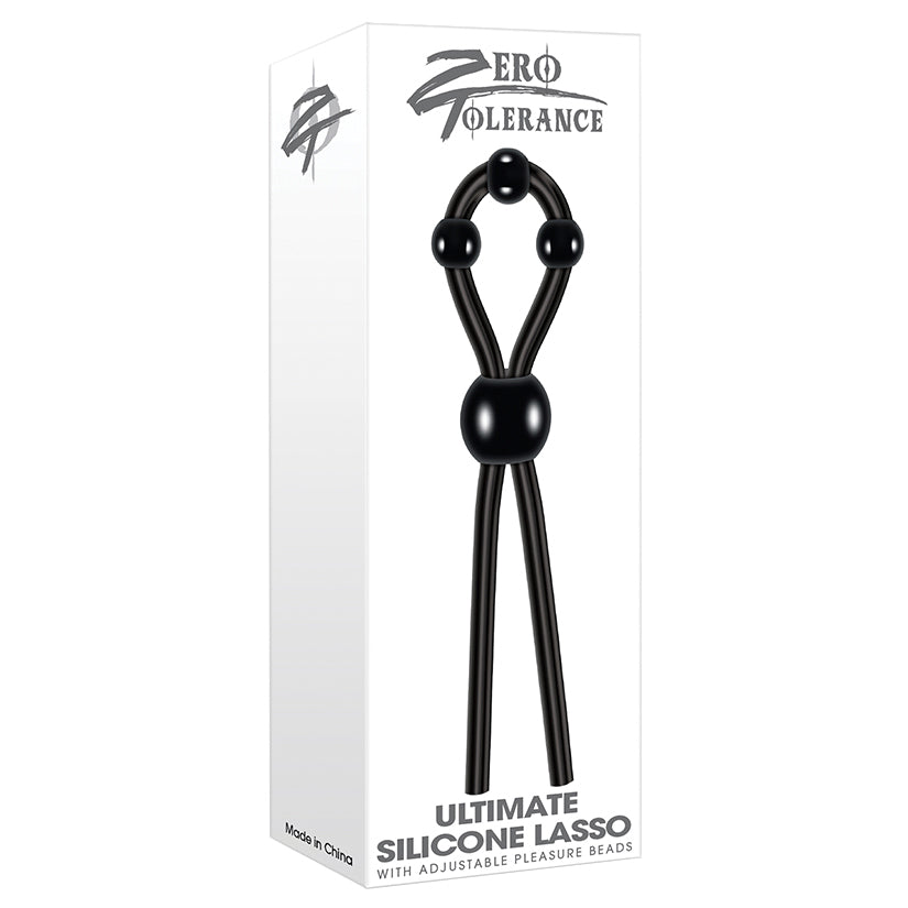 Zero Tolerance Ultimate Lasso Cock Ring - Black