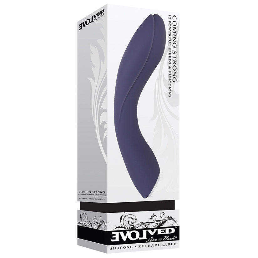 Evolved Coming Strong Vibrator - Blue