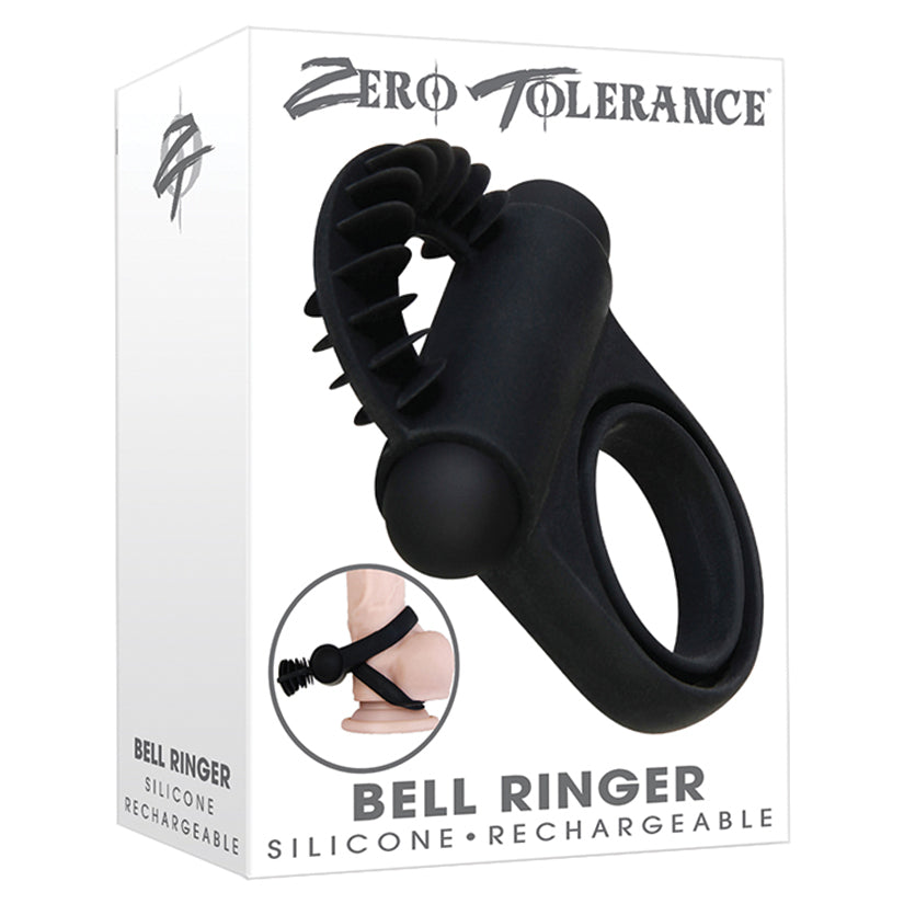 Zero Tolerance Bell Ringer Cock Ring - Black