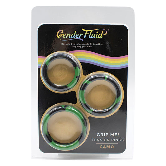 Gender Fluid Grip Me! Tension Ring Set - Camo