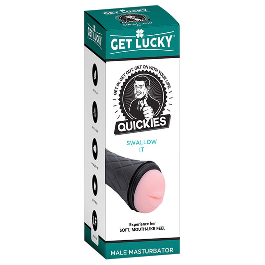 Get Lucky Quickies Swallow It Male Masturbator