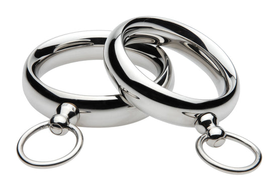 Lead Me Stainless Steel Cock Ring - 1.75"