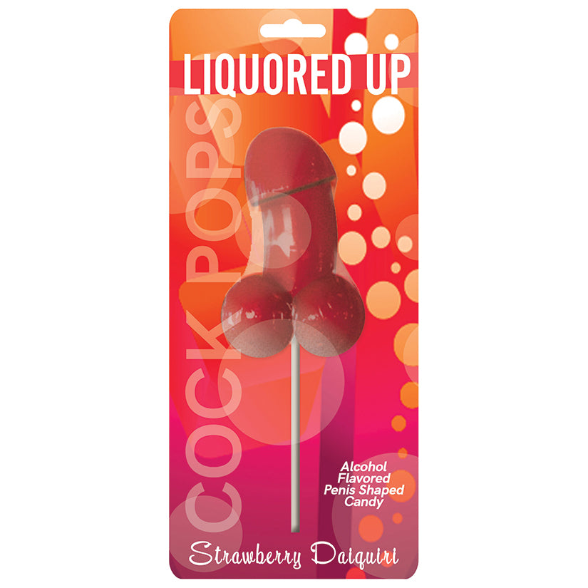 Liquored Up Cock Pops-Strawberry Daiquiri