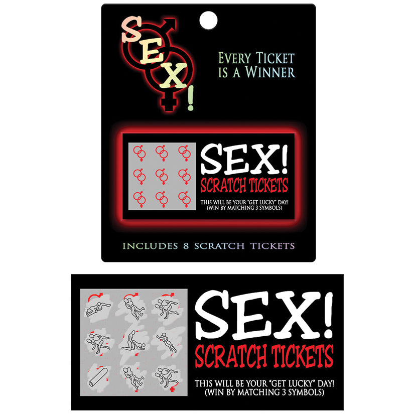 KHEPER GAMES SEX! Scratcher Tickets (8 Pack) - Fun for Couples