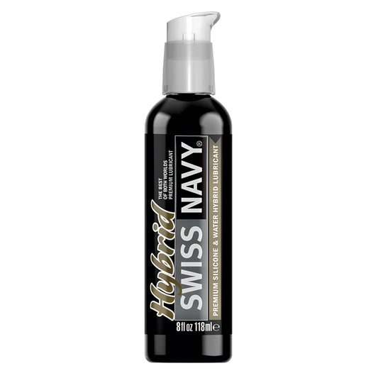 Swiss Navy Premium Hybrid Lubricant - 8 oz Bottle