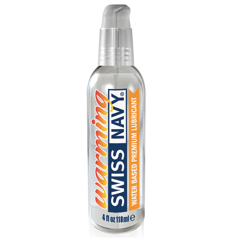 Swiss Navy Warming Water Based Lubricant - 4 oz