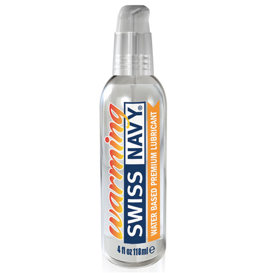 Swiss Navy Warming Water Based Lubricant - 4 oz