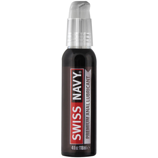 Swiss Navy Silicone Based Anal Lubricant - 4 oz