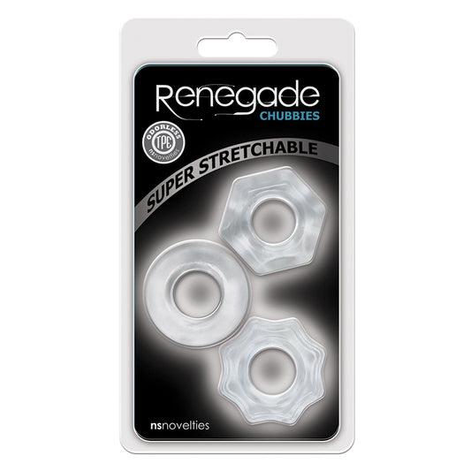 Renegade Chubbies 3 pack - Clear