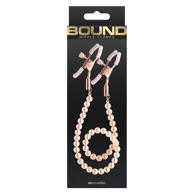 Bound DC1 Nipple Clamps - Rose Gold