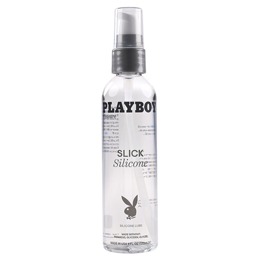 Playboy Pleasure Slick Silicone Lubricant - 4 oz