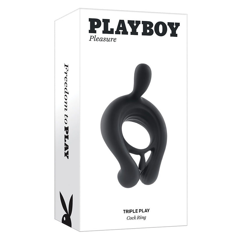 Playboy Pleasure Triple Play Cock Ring  - 2 AM