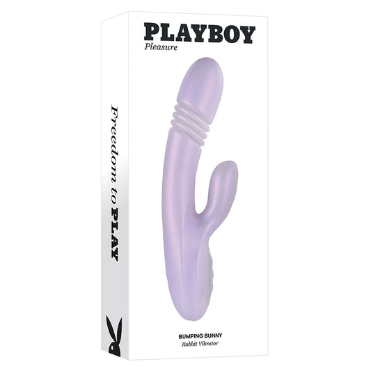 Playboy Pleasure Bumping Bunny Rabbit Vibrator - Opal