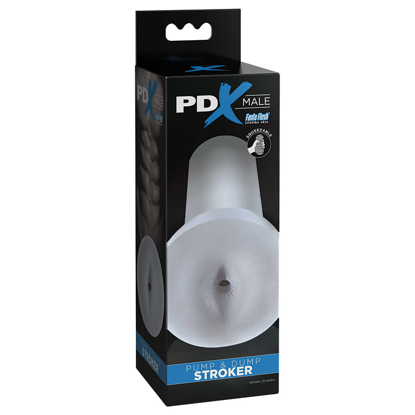 PDX Male Pump & Dump Stroker-Clear