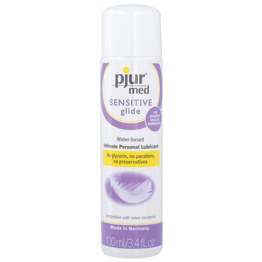 Pjur Med Sensitive Glide Water Based Personal Lubricant - 100ml Bottle