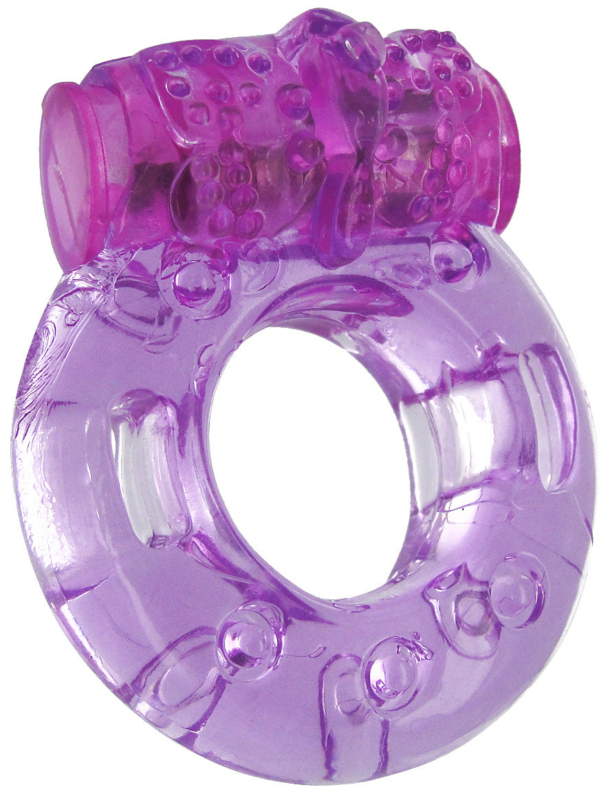 XR Brands Orgasmic Vibrating Cock Ring - Pink