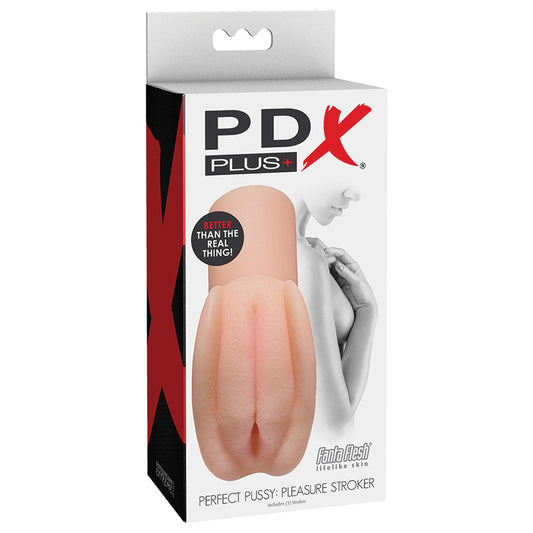 PDX Plus Perfect Pussy Pleasure Stroker - Ivory